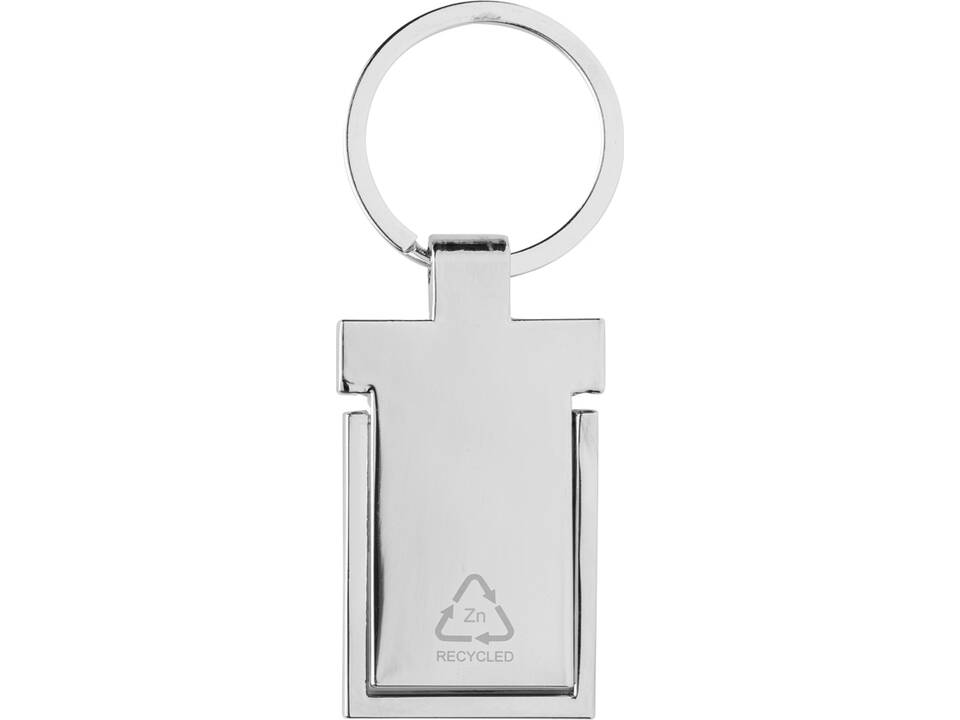 Porte-clés support téléphone en alliage de zinc recyclé RCS 3