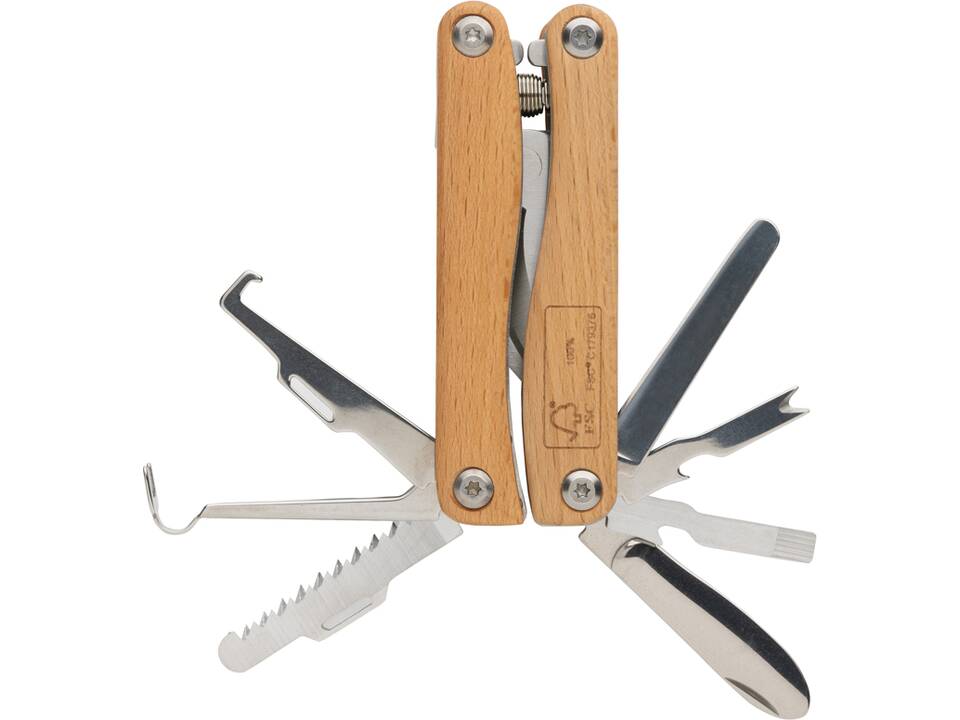 Outil de jardinage multifonctions en bois FSC®. 4