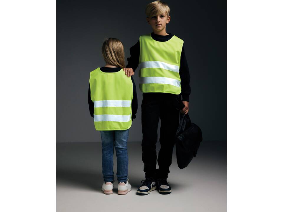 Gilet haute visibilité de signalisation en rPET GRS 3-6 ans 13