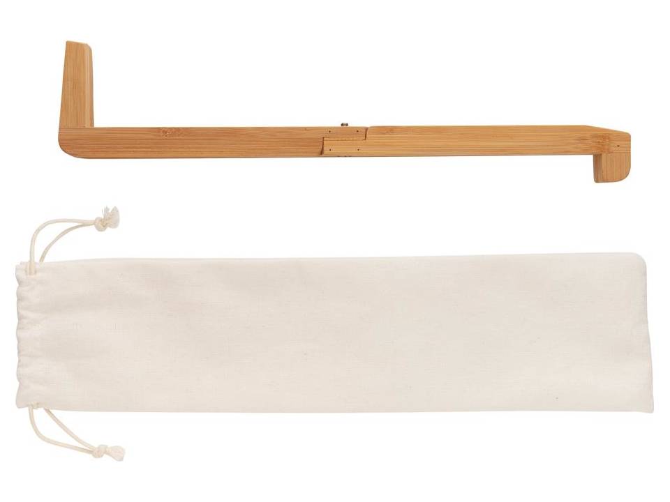 Support ordinateur portable en bambou 3