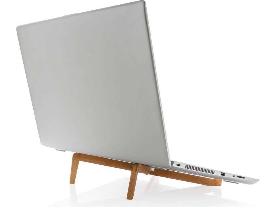 Support ordinateur portable en bambou 4