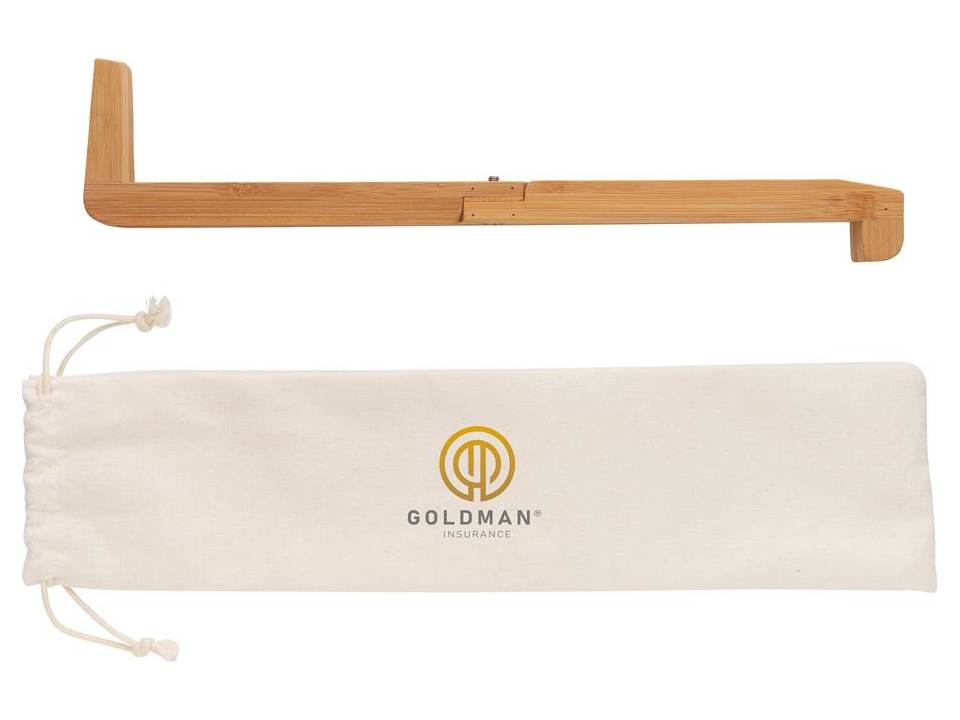 Support ordinateur portable en bambou 4