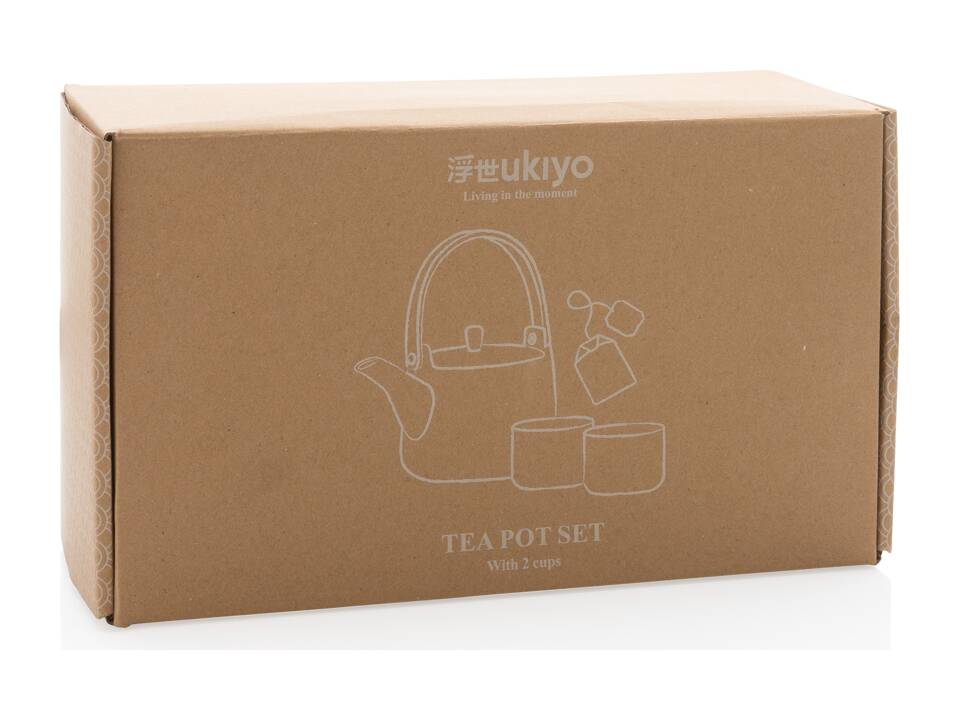 Théière 800ml avec tasses Ukiyo 11