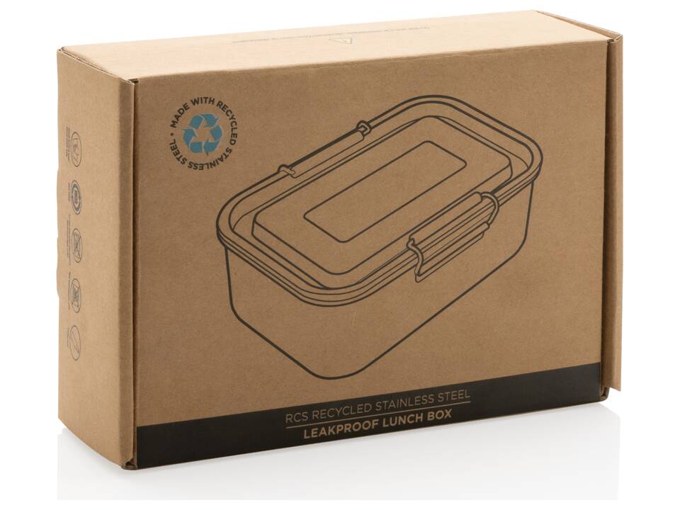 Boîte à lunch étanche en acier inoxydable recyclé RCS 10