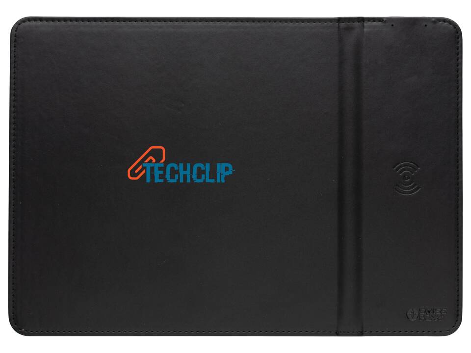 Tapis de souris en PU RCS avec chargeur 10W Swiss Peak 7