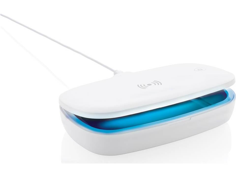 Boîte de stérilisation UV-C avec chargeur sans fil 5W 2