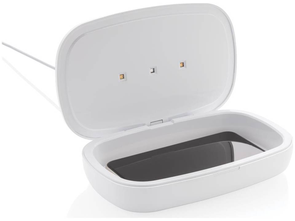 Boîte de stérilisation UV-C avec chargeur sans fil 5W 11