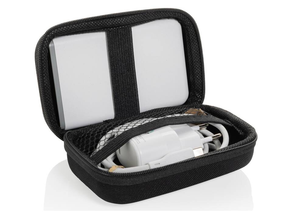 Set de 3 chargeurs 20W et type C en PET recyclé RCS Surge 3