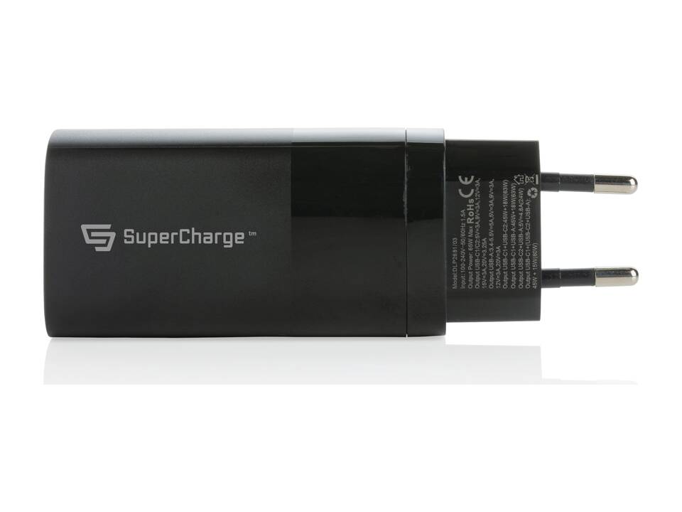 Chargeur mural USB 3 ports PD ultra-rapide Philips 65 W 4