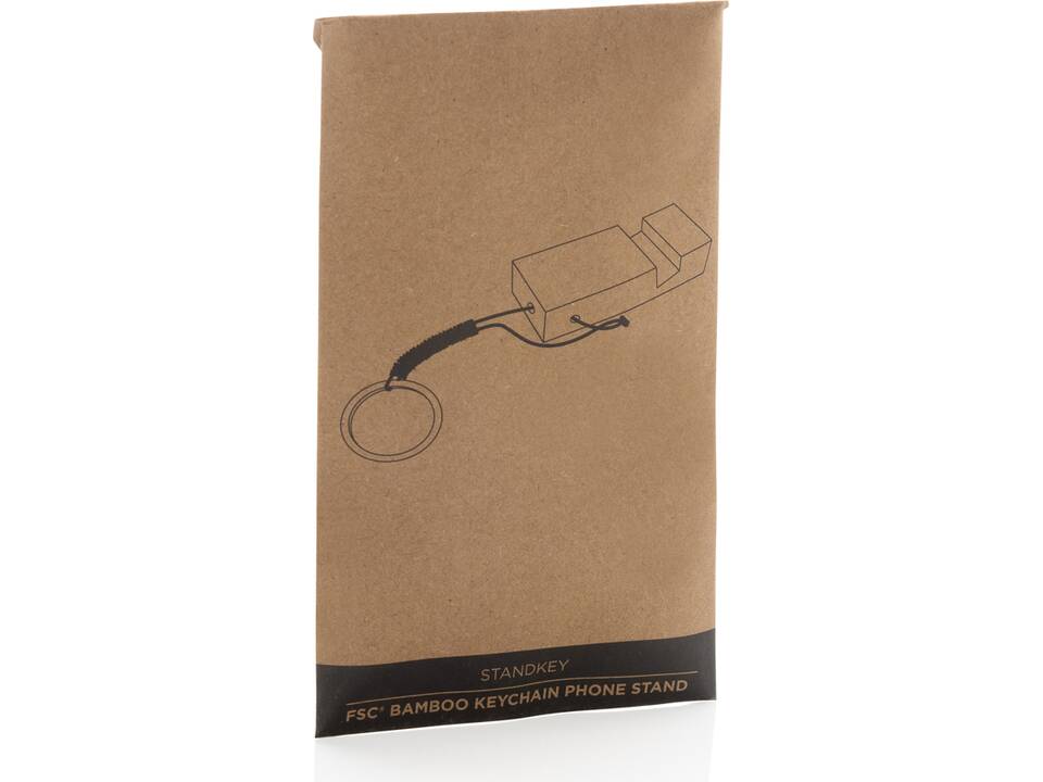 Support pour téléphone en bambou Standkey 11