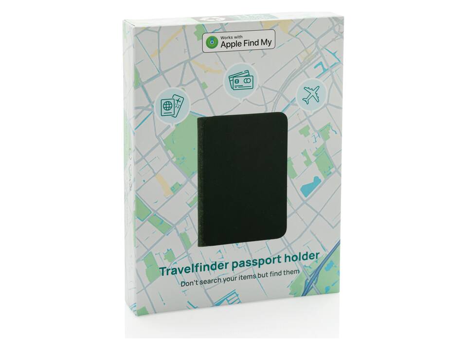 Porte-passeport en RCS avec géolocalisation Trackmate 15