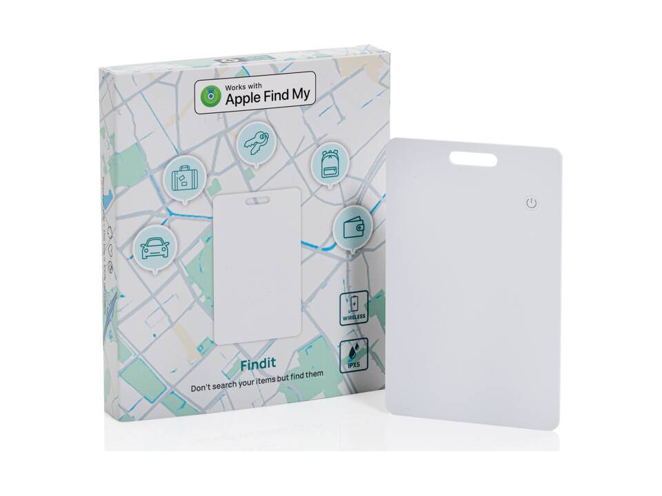 Carte de géolocalisation rechargeable en ABS RCS Findit 23