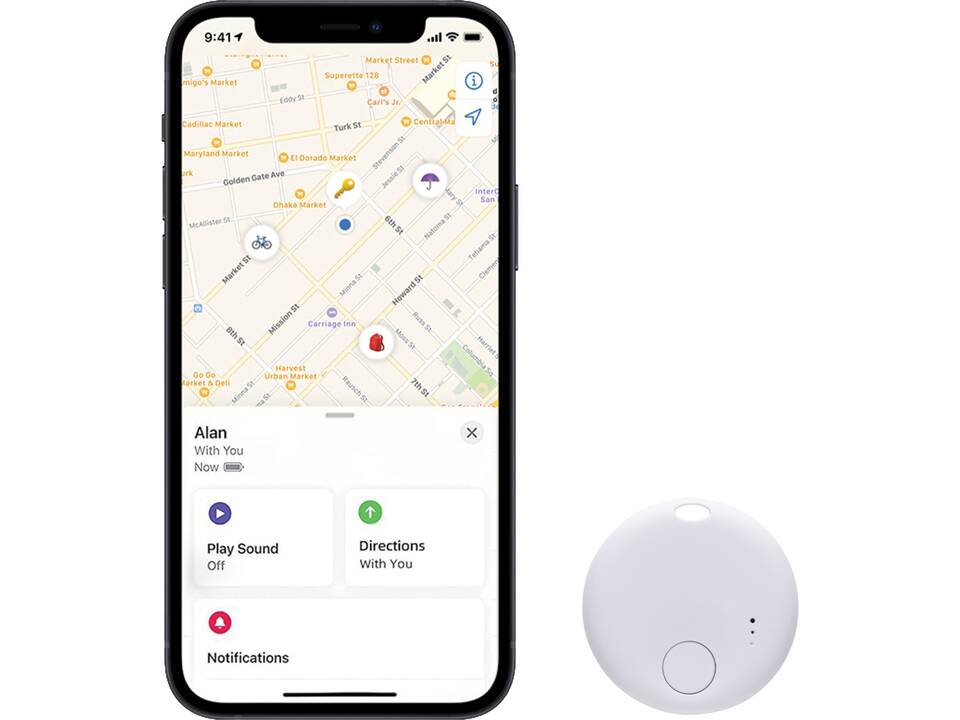 Retrouve-clés en plastique RCS Findmate 3