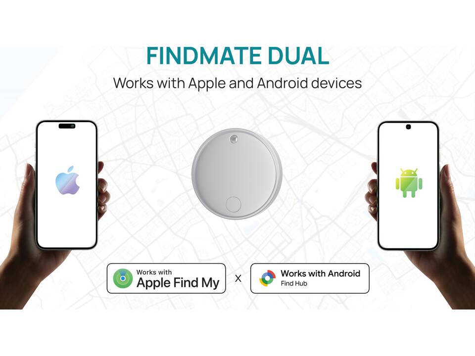 Retrouve-clés en plastique recyclé RCS Findmate Dual 4