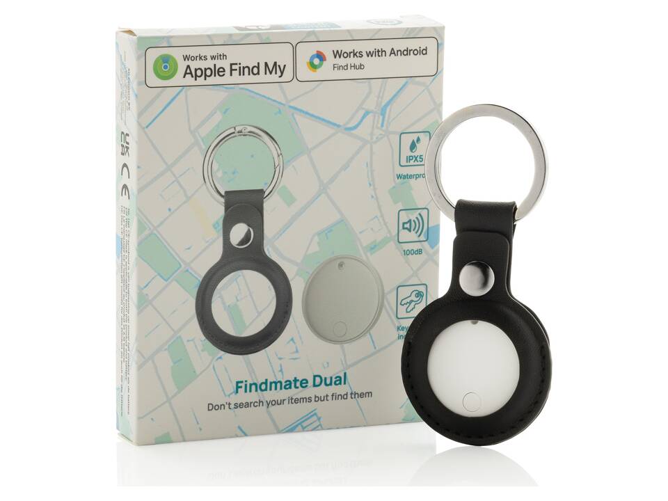 Retrouve-clés en plastique recyclé RCS Findmate Dual 10