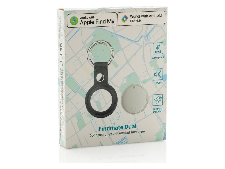 Retrouve-clés en plastique recyclé RCS Findmate Dual 11