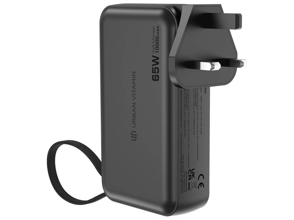 Chargeur hybride GaN 65W en PC RCS Urban Vitamin Eureka 3