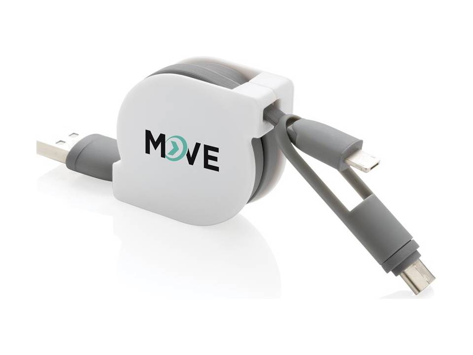 Câble rétractable 3 en 1 6