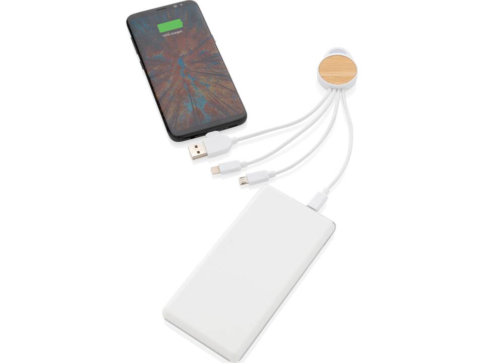 Câble Ontario 6-en-1 rond en plastique recyclé RCS 1