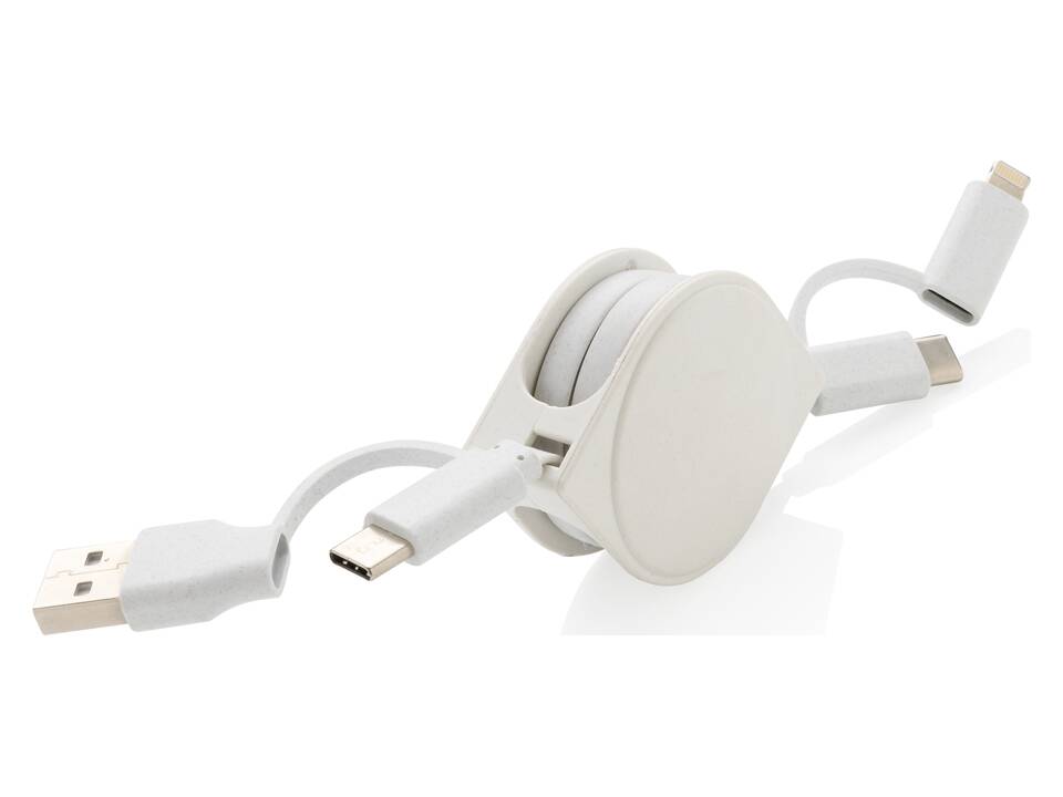 Cable 6 en 1 en TPE et plastique recyclé RCS 6