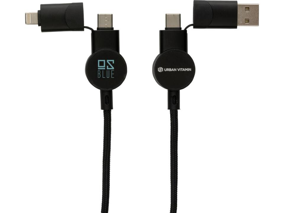 Câble Oakland 1,2 mètres 6-in-1 à charge rapide 60W 5