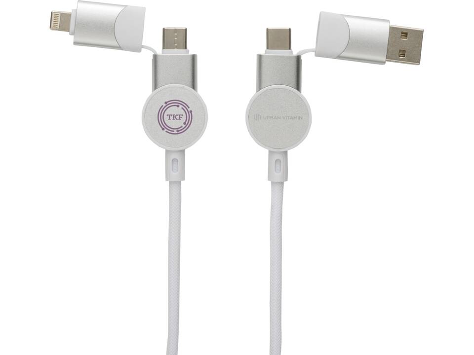 Câble Oakland 1,2 mètres 6-in-1 à charge rapide 60W 13