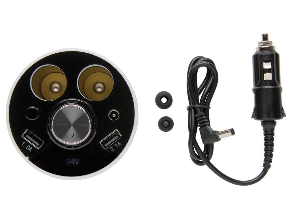 Chargeur de voiture pour porte-gobelet avec oreillette 4