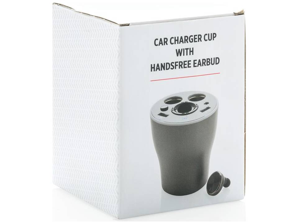 Chargeur de voiture pour porte-gobelet avec oreillette 5