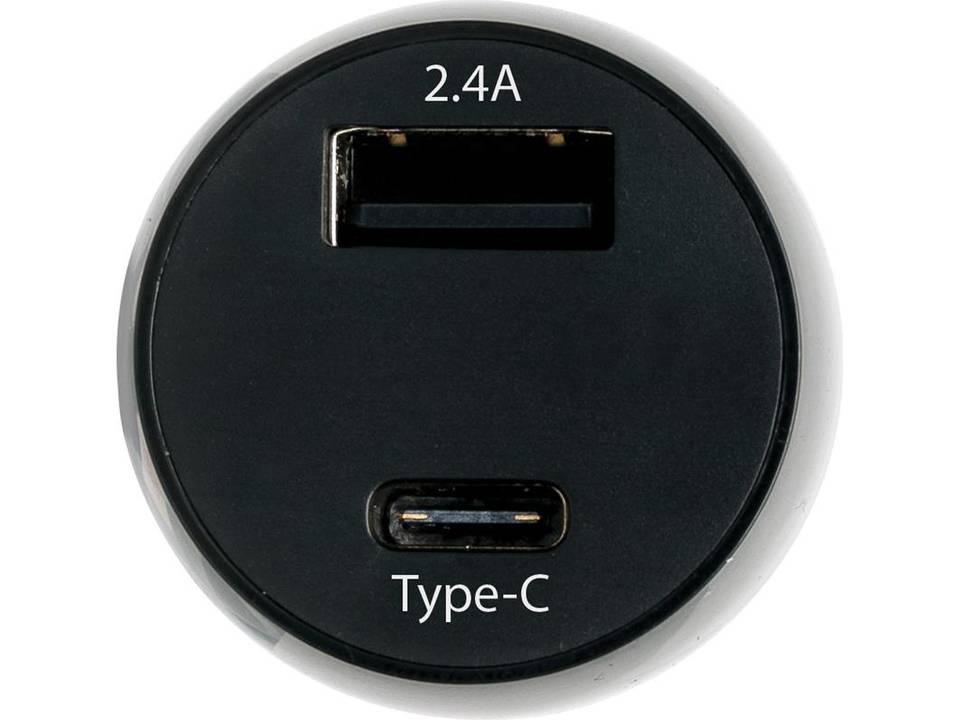 Chargeur de voiture avec type C 11