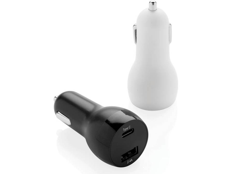 Chargeur de voiture avec type C 1