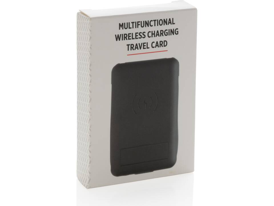 Carte de voyage multifonctions avec recharge sans fil de 5W 13