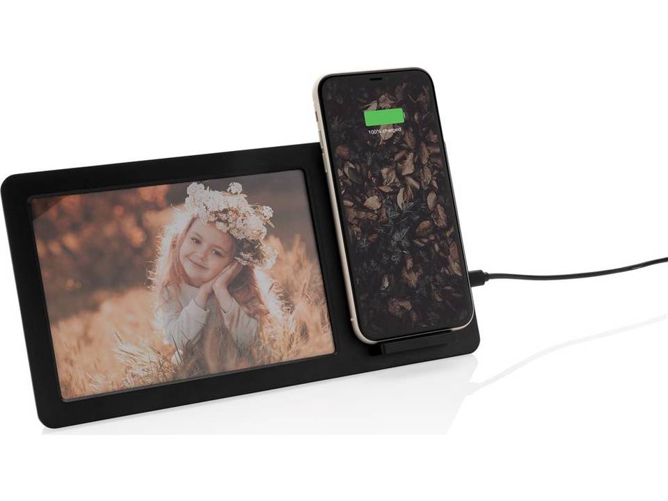 Cadre photo avec chargeur sans fil 5W 2