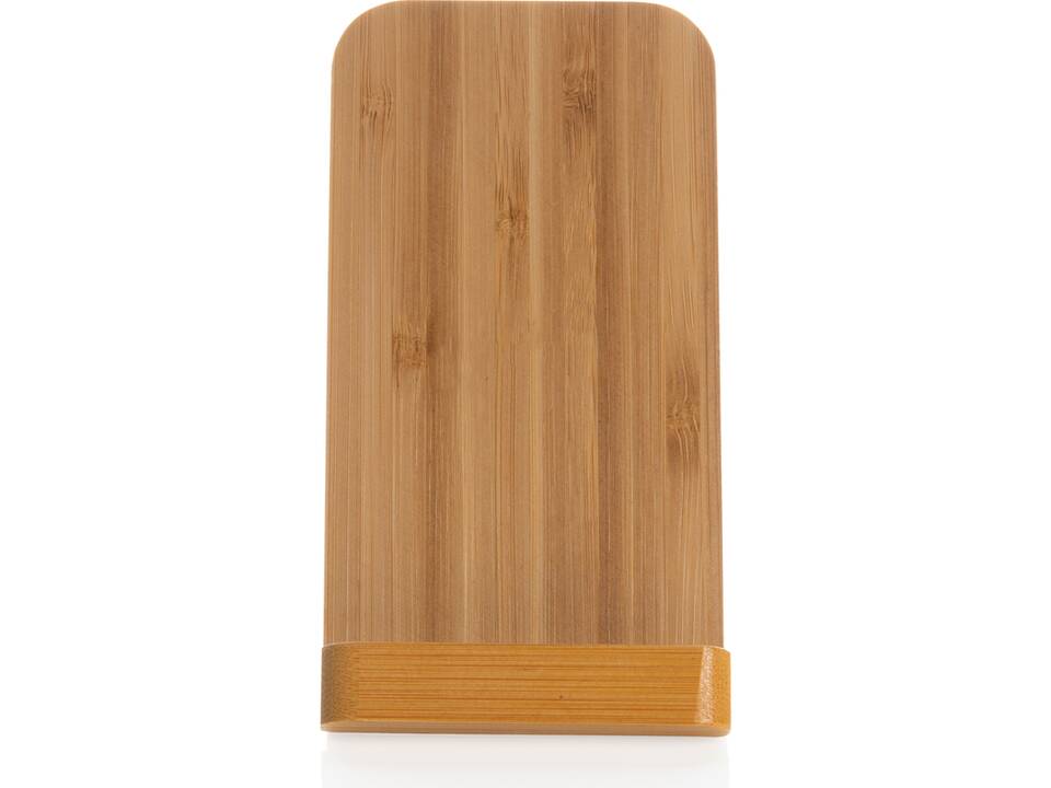 Support téléphone à induction 5W en bambou FSC 2