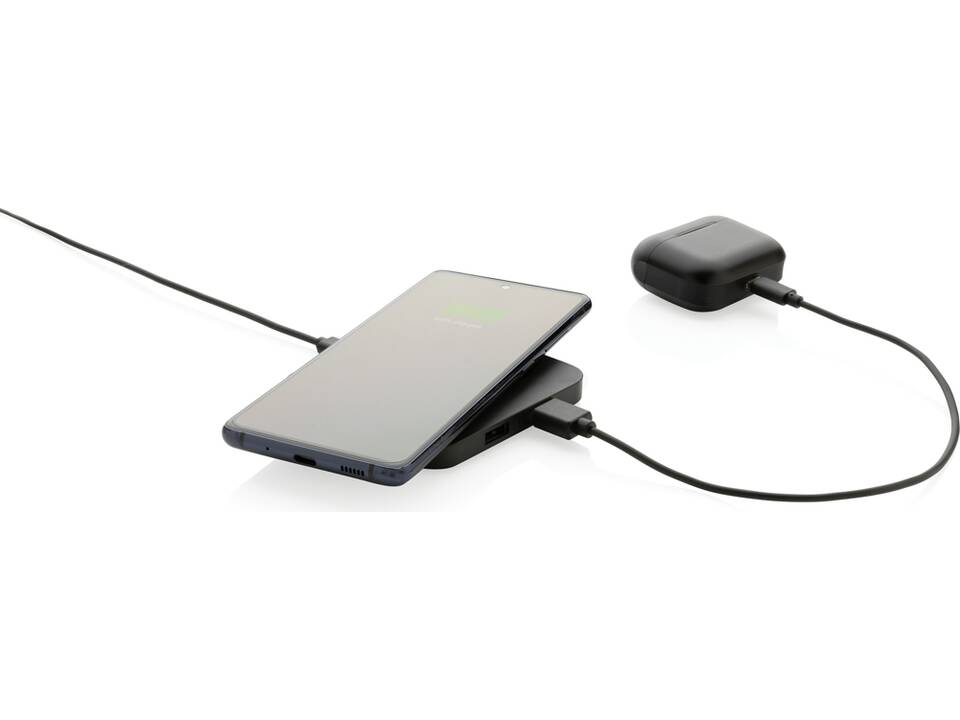 Chargeur 10W avec ports USB en plastique recyclé RCS 1