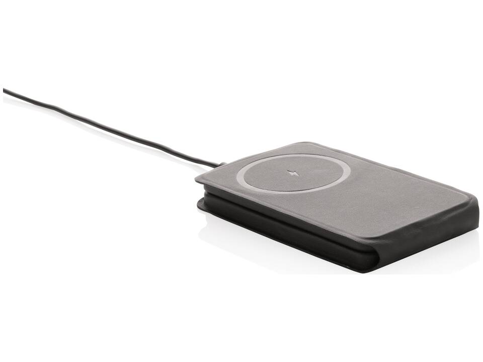 Chargeur magnétique 15W en PU recyclé RCS Swiss Peak 2