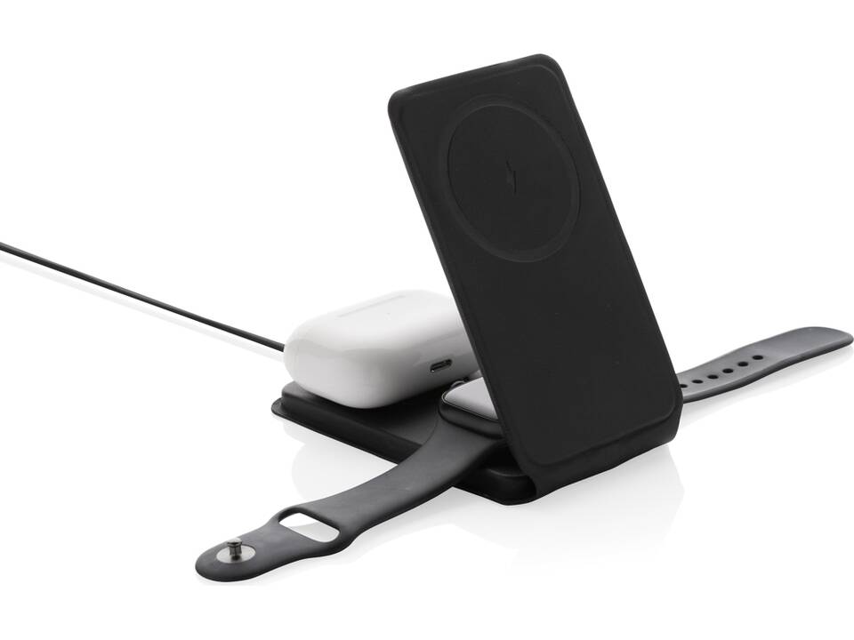 Chargeur magnétique 15W en PU recyclé RCS Swiss Peak 6