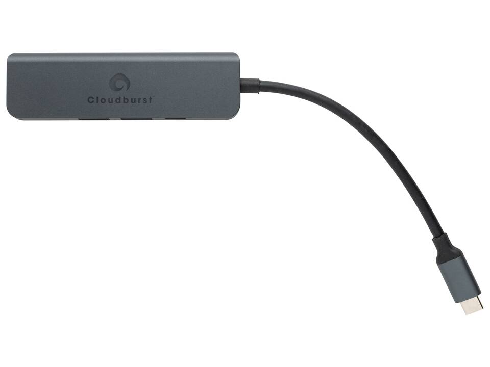 Hub avec entrée HDMI en aluminium recyclé Terra RCS 7