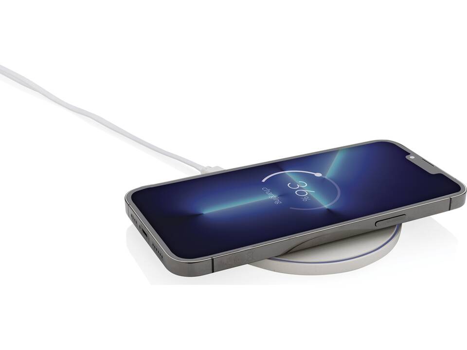 Chargeur induction 10W en plastique recyclé RCS 3