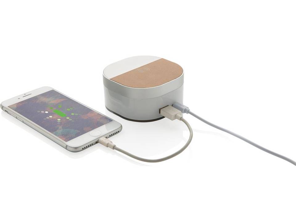 Réveil digital avec chargeur à induction 5W Aria 5