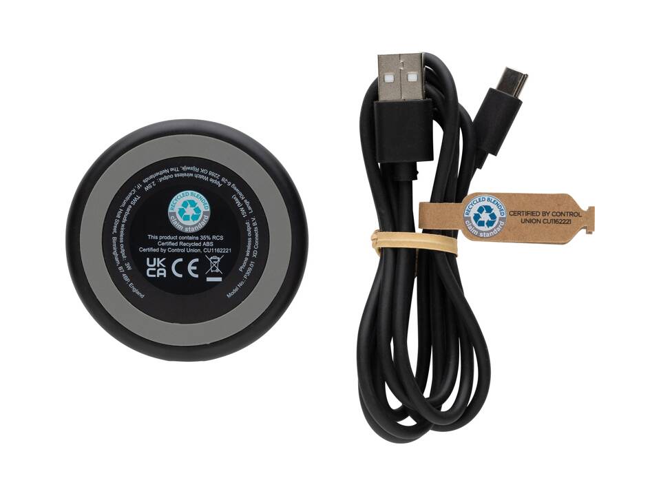 Chargeur 15 W 3 en 1 sans fil en plastique RCS Magnapad 3