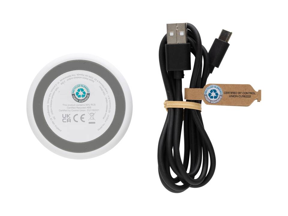 Chargeur 15 W 3 en 1 sans fil en plastique RCS Magnapad 18