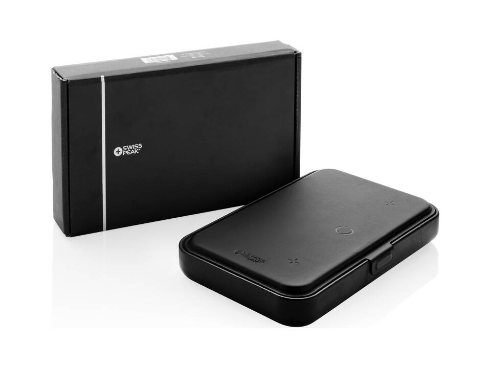 Étui de voyage avec chargeur 3 en 1 en PU RCS Swiss Peak 11