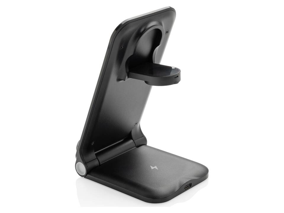 Chargeur 15W 3 en 1 en plastique recyclé RCS Powerpal 4