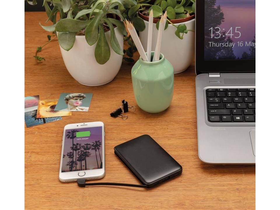 Batterie de secours 5000 mAh avec câble intégré 18