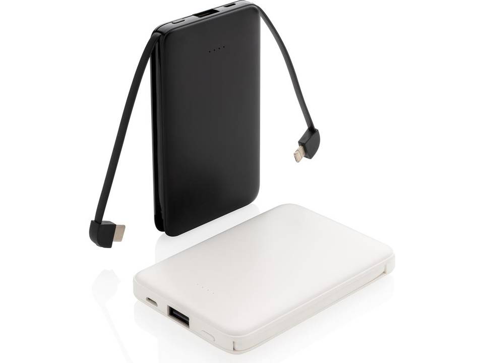 Batterie de secours 5000 mAh avec câble intégré 16