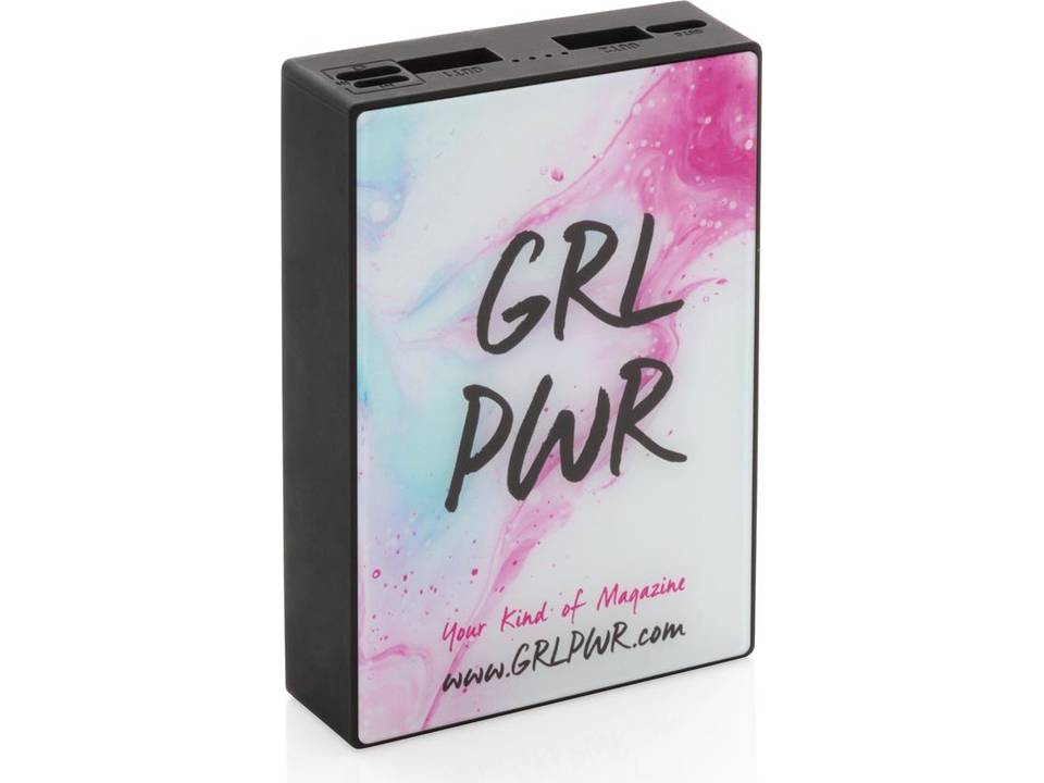 Powerbank 5000 mAh induction et verre trempé personnalisable 3