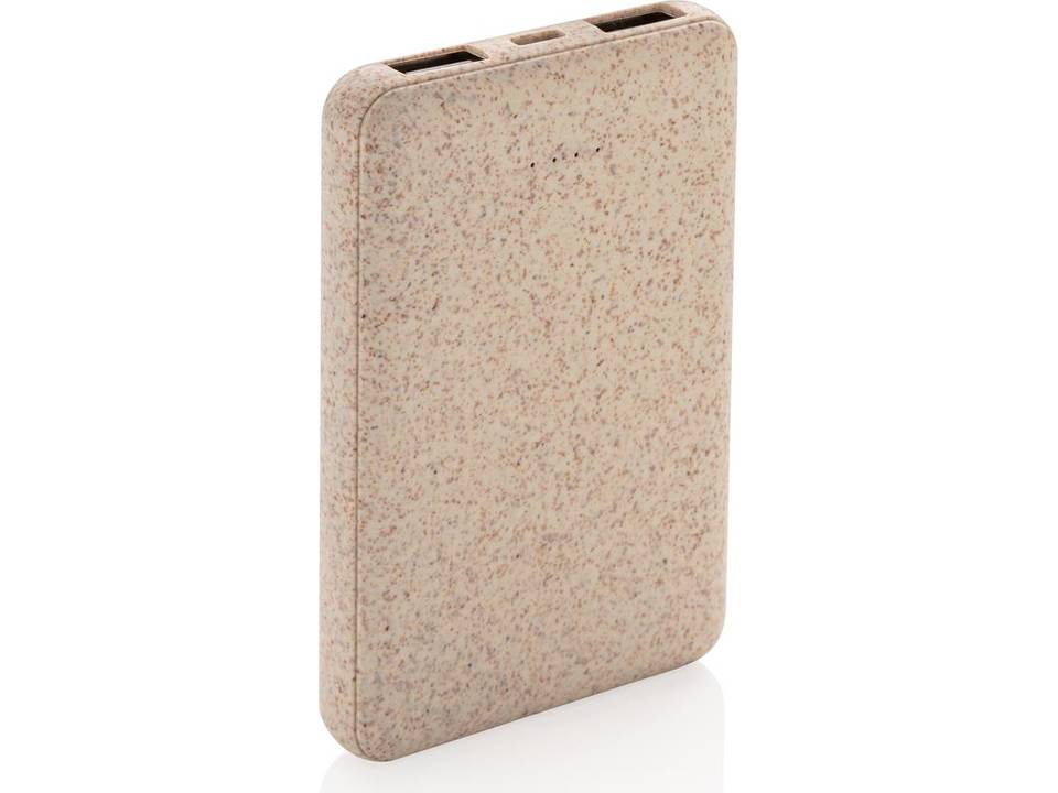 Batterie de secours de poche 5000 mAh en fibre de paille 3