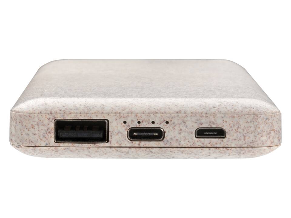Powerbank en fibre de paille de blé 10.000 mAh 6