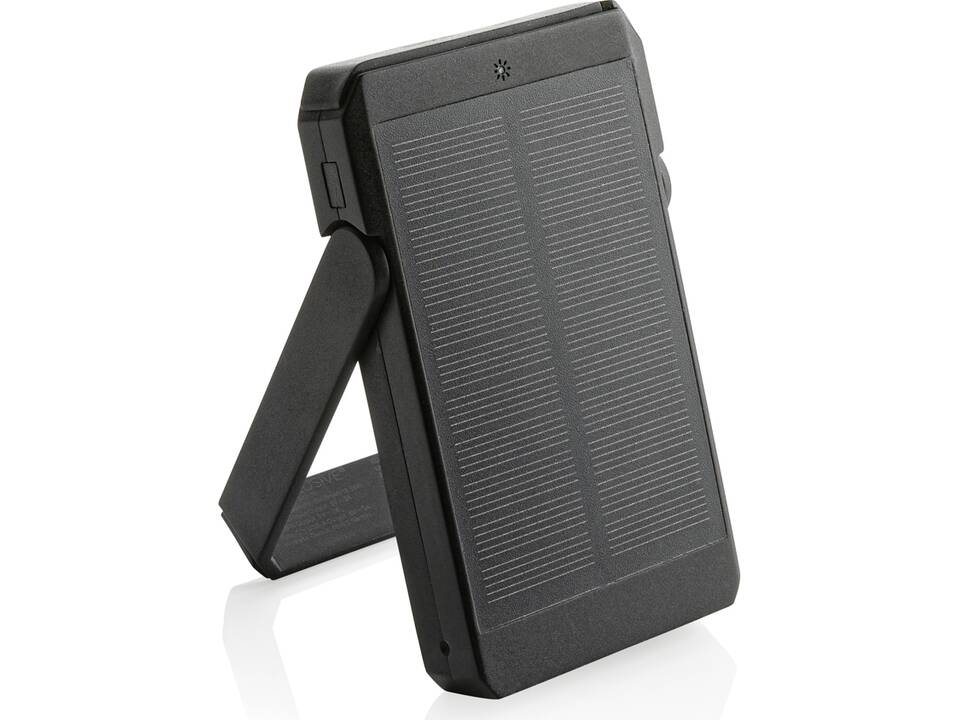 Powerbank solaire 5000 mAh et 10W en plastique RCS Skywave 1
