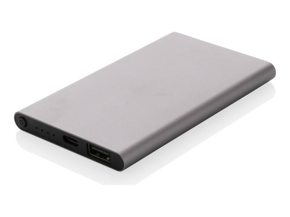 Powerbank 4000mAh en plastique recyclé/aluminium RCS 2